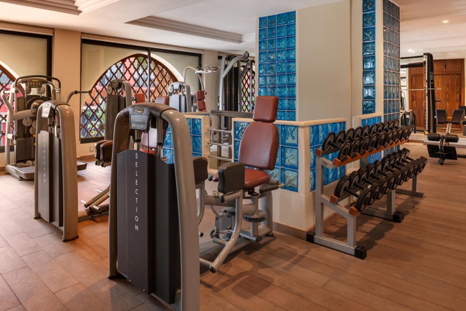 Hivernage Hotel & Spa Marrakesh Luaran gambar The gym at the hotel