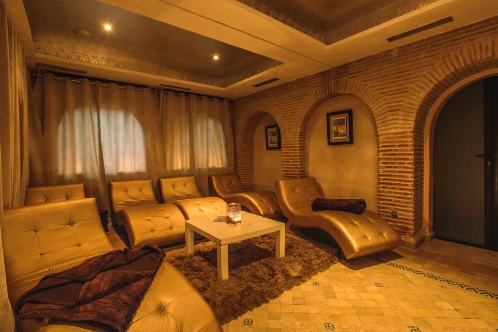Hivernage Hotel & Spa Marrakesh Luaran gambar A Moroccan lounge