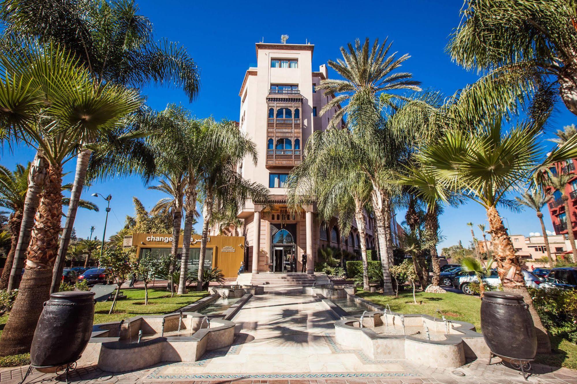 Hivernage Hotel & Spa Marrakesh Luaran gambar The main entrance of the hotel